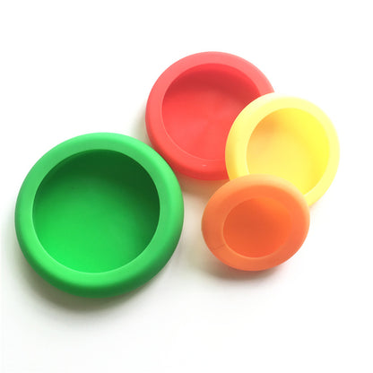 Silicone Food Storage Lids - Set of Four