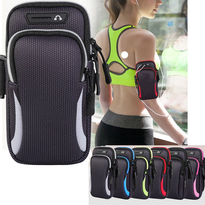 Waterproof Nylon Arm Bag for Running and Outdoor Use