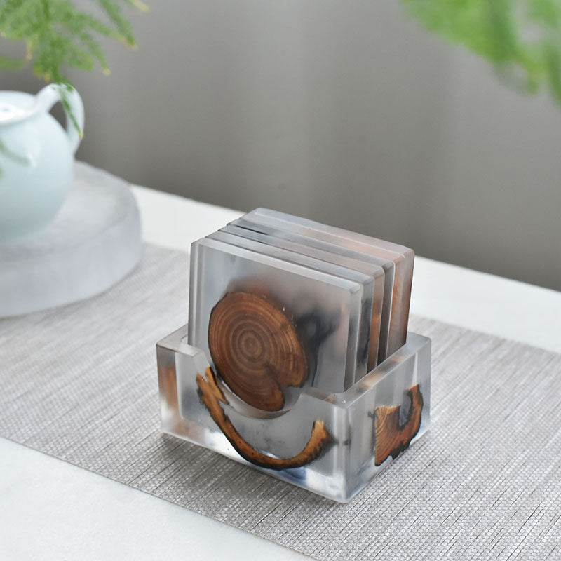 Home Anti-Scalding Tea Mat and Cup Holder Set