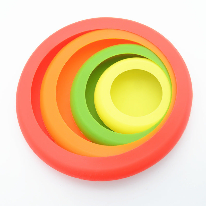 Silicone Food Storage Lids - Set of Four