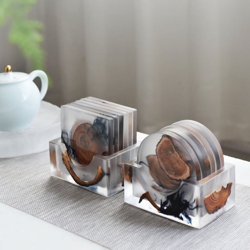 Home Anti-Scalding Tea Mat and Cup Holder Set